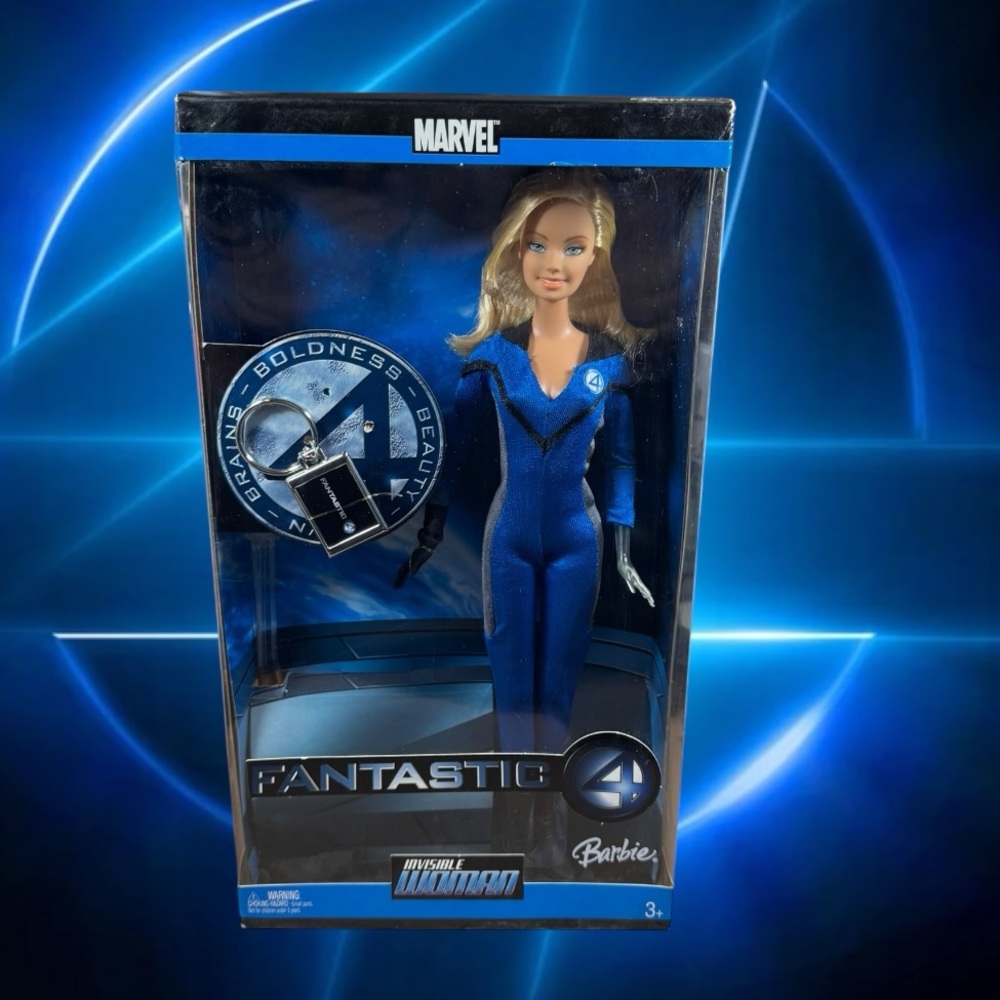 Marvel Fantastic Four Invisible Woman Barbie Doll